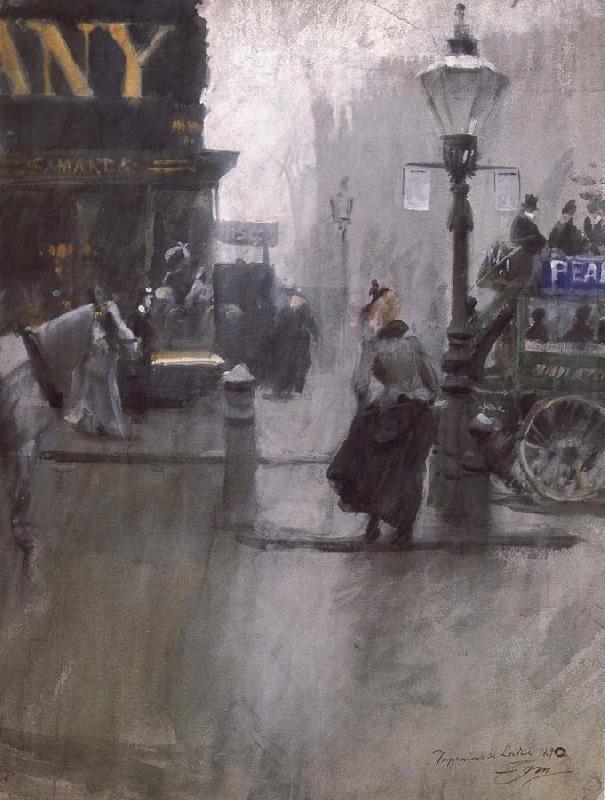 Anders Zorn Impressions de Londres oil painting image